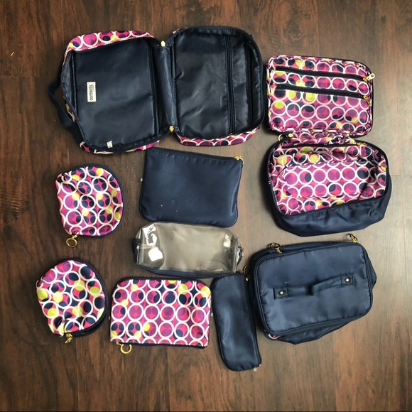 Other - CCO FINAL 9 piece makeup travel case set